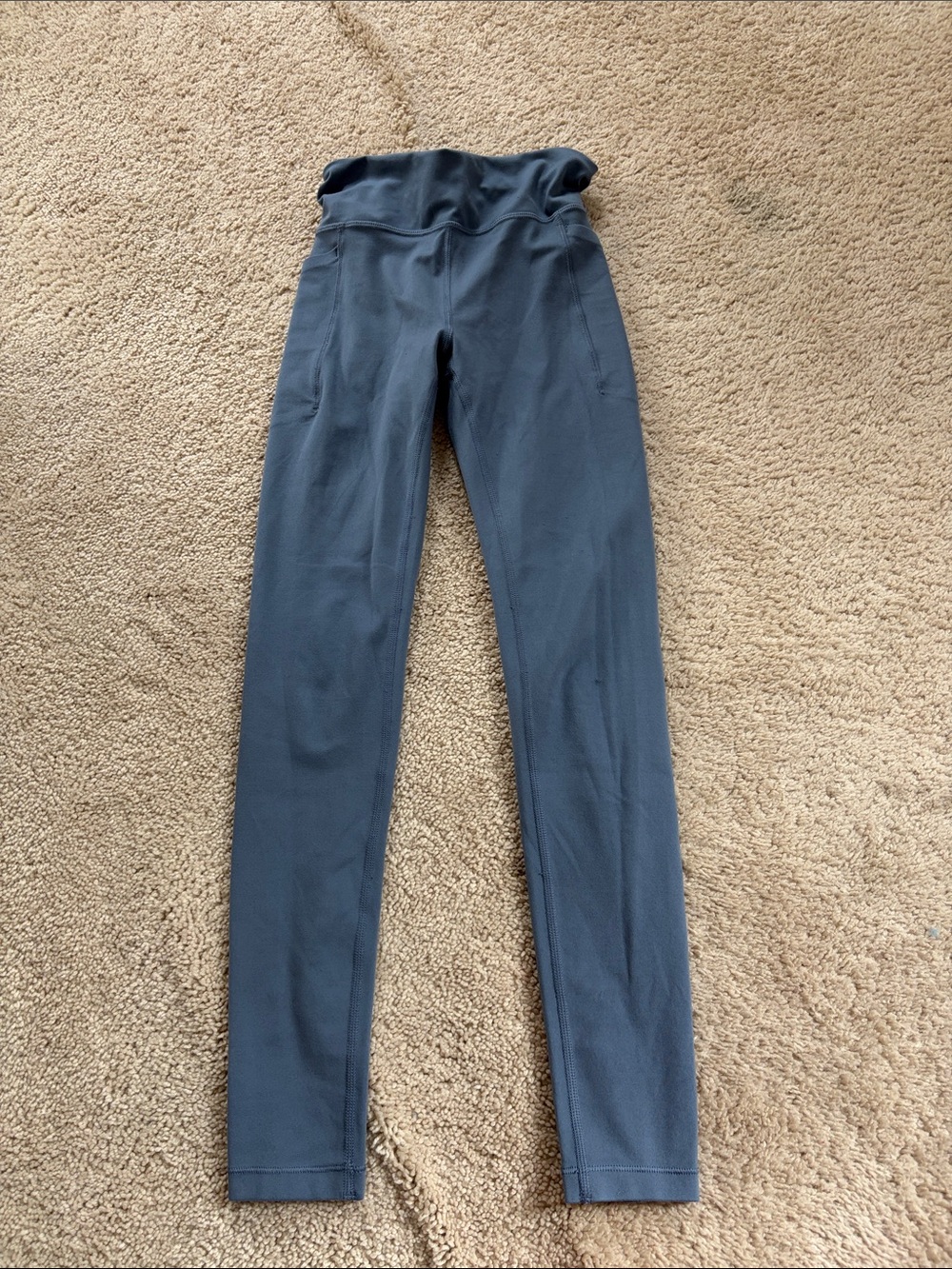 Athleta Slate Blue High-Waist Leggings